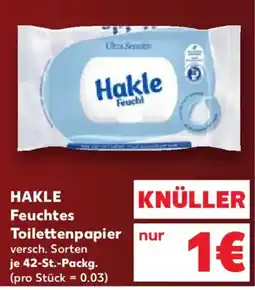 Kaufland HAKLE Feuchtes Toilettenpapier Angebot
