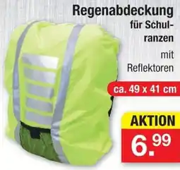 Zimmermann Regenabdeckung für Schulranzen mit Reflektoren Angebot