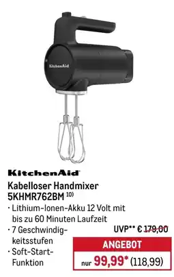 METRO KitchenAid Kabelloser Handmixer Angebot
