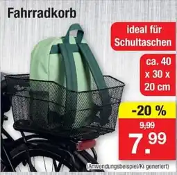 Zimmermann Fahrradkorb Angebot