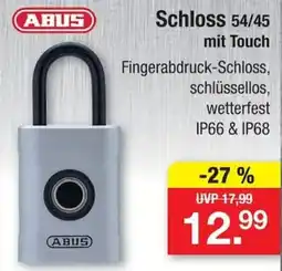 Zimmermann ABUS Schloss 54/45 mit Touch Angebot