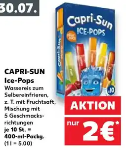 Kaufland Capri-Sun Ice-Pops Angebot