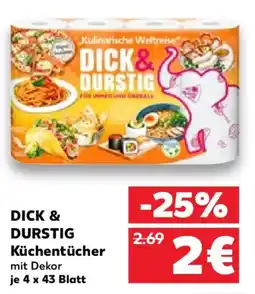 Kaufland DICK & DURSTIG Küchentücher Angebot