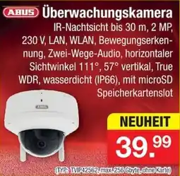 Zimmermann ABUS Überwachungskamera Angebot