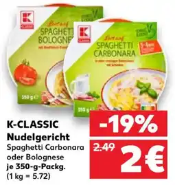 Kaufland K-CLASSIC Nudelgericht Angebot