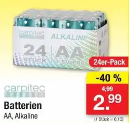 Zimmermann carpitec Batterien AA, Alkaline Angebot