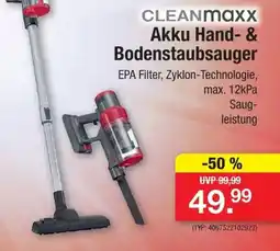Zimmermann CLEANmaxx Akku Hand- & Bodenstaubsauger Angebot