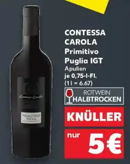 Kaufland Contessa Carola Primitivo Angebot