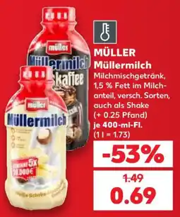 Kaufland MÜLLER Müllermilch Angebot