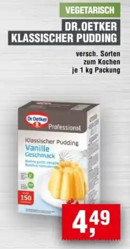 Handelshof Dr. Oetker Professional Klassischer Pudding Vanille Geschmack Angebot