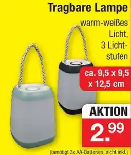 Zimmermann Tragbare Lampe Angebot