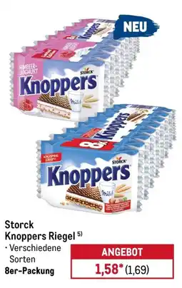 METRO Storck Knoppers Riegel Angebot