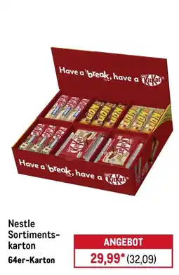 METRO Nestle Sortimentskarton Angebot