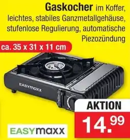 Zimmermann Gaskocher EASYmaxx Angebot