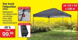 Zimmermann One touch Faltpavillon UV50+ Angebot