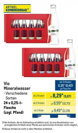 METRO Vio Mineralwasser Angebot