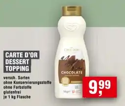 Handelshof CARTE D'OR DESSERT TOPPING CHOCOLATE Angebot