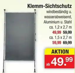 Zimmermann Klemm-Sichtschutz Angebot