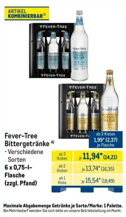 METRO Fever-Tree Bittergetränke Angebot