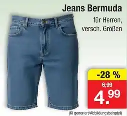 Zimmermann Jeans Bermuda für Herren Angebot