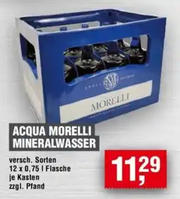 Handelshof ACQUA MORELLI MINERALWASSER Angebot