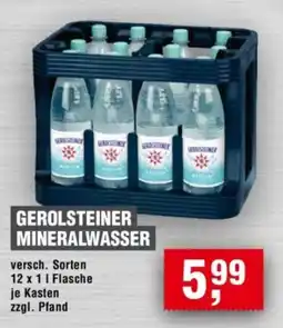 Handelshof GEROLSTEINER MINERALWASSER Angebot