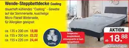 Zimmermann Wende-Steppbettdecke Cooling Angebot