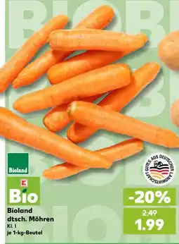 Kaufland Bioland dtsch. Möhren Angebot