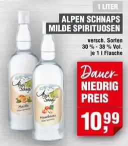 Handelshof Alpen Schnaps Milde Spirituosen Angebot