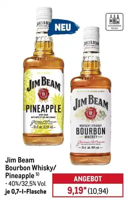 METRO Jim Beam Bourbon Whisky/Pineapple Angebot