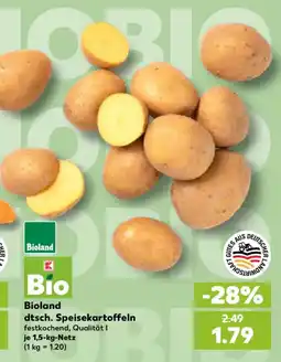 Kaufland Bioland dtsch. Speisekartoffeln Angebot
