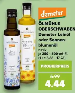 Kaufland Demeter Leinöl oder Sonnenblumenöl Angebot
