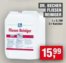 Handelshof DR. BECHER Fliesen Reiniger Angebot