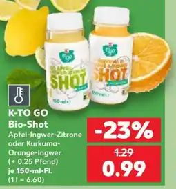 Kaufland K-TO GO Bio-Shot Angebot