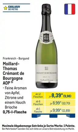 METRO Moillard-Thomas Crémant de Bourgogne AOP Angebot