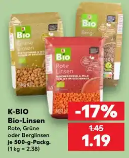 Kaufland K-BIO Bio-Linsen Angebot
