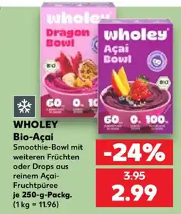 Kaufland WHOLEY Bio-Açaí Smoothie-Bowl Angebot