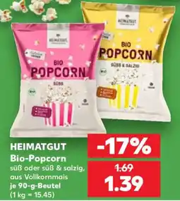 Kaufland HEIMATGUT Bio-Popcorn Angebot