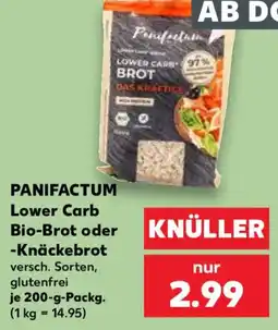 Kaufland PANIFACTUM Lower Carb Bio-Brot oder -Knäckebrot Angebot