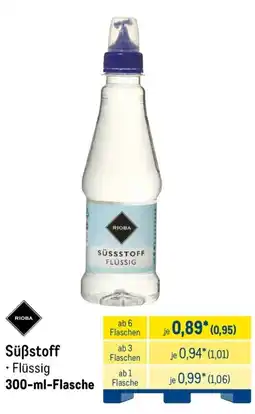 METRO RIOBA Süßstoff · Flüssig Angebot