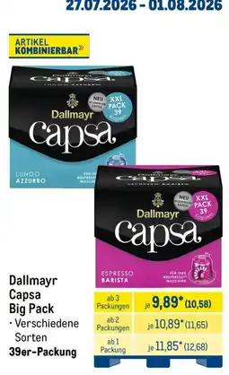 METRO Dallmayr Capsa Big Pack Angebot