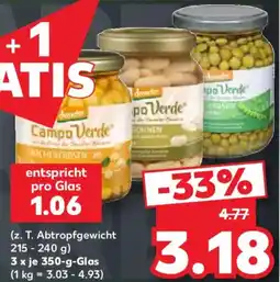 Kaufland Campo Verde Demeter Gemüsekonserven Angebot