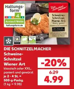 Kaufland DIE SCHNITZELMACHER Schweine-Schnitzel Wiener Art Angebot