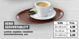 Handelshof HENDI SERVIERTABLETT Angebot