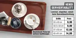 Handelshof HENDI SERVIERTABLETT Angebot