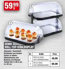 Handelshof HENDI ROLL-TOP-KÜHLDISPLAY Angebot