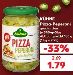 Kaufland KÜHNE Pizza-Peperoni Angebot