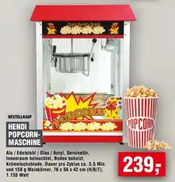 Handelshof HENDI POPCORN-MASCHINE Angebot