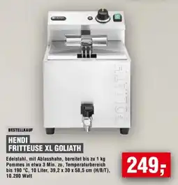 Handelshof HENDI FRITTEUSE XL GOLIATH Angebot