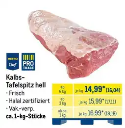 METRO METRO Chef PRO TRACE Kalbs-Tafelspitz hell Angebot
